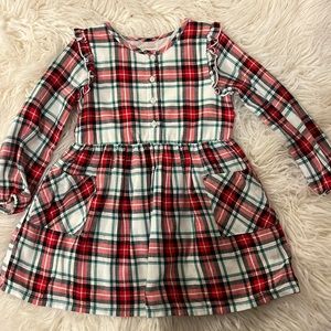 Tartan girls dress